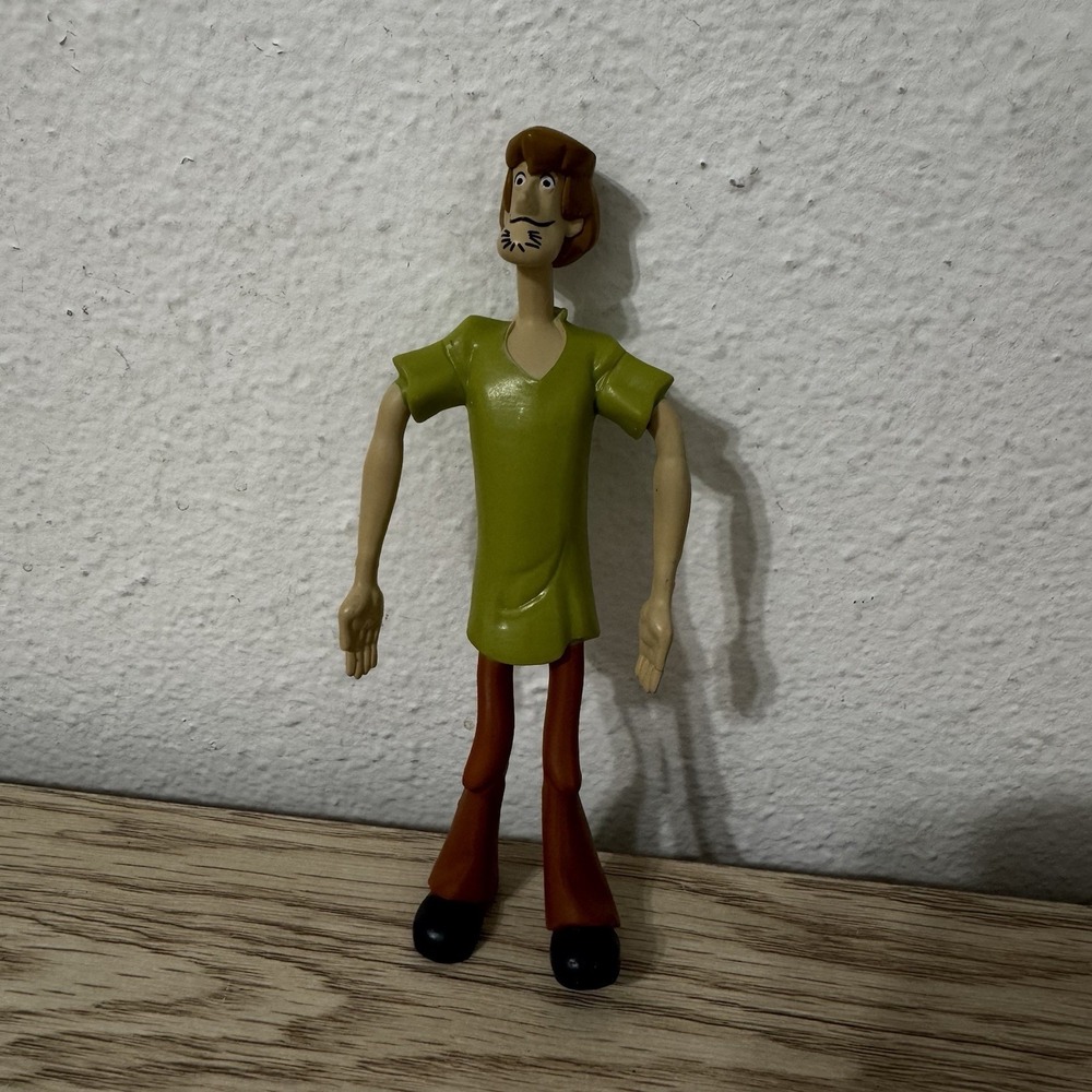 Hanna-Barbara Scooby-Doo Shaggy Rubber‎ PVC Poseable Bendable Figure